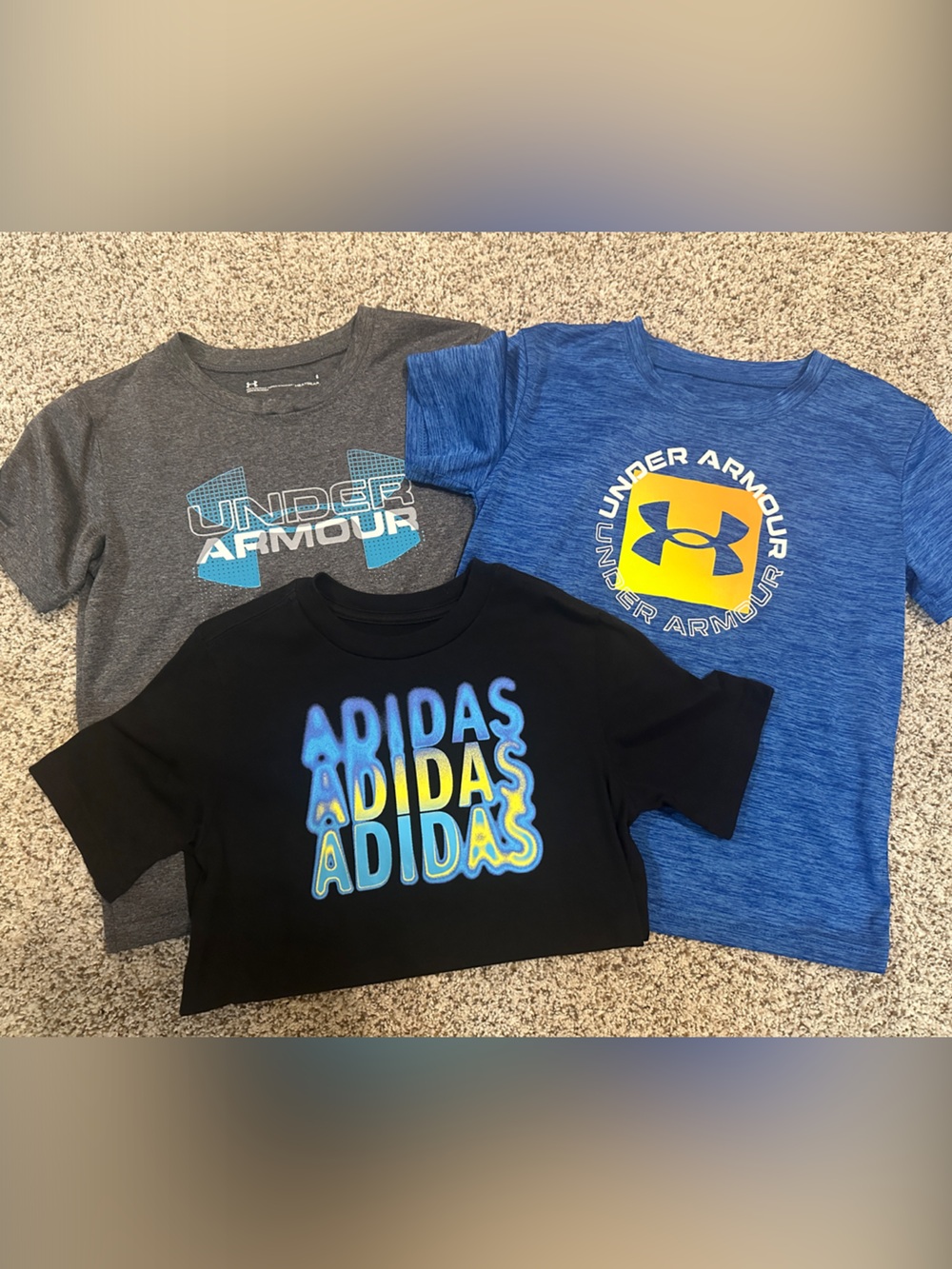 adidas and under armour - boys 6